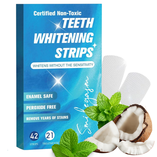 Teeth Whitening Strips Peroxide Free- 42 Strips